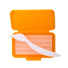 Orthodontic wax for braces with Orange flavor